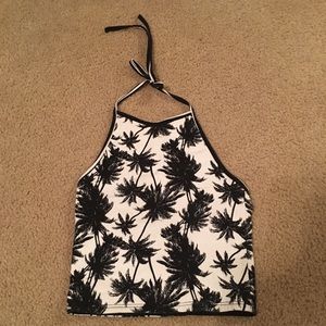 Reversible halter top